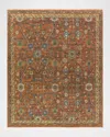 Surya Rugs Reign Hand-knotted Runner 2' X 8' In Brown/biege