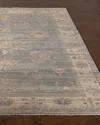 Surya Rugs Sharma Hand-knotted Rug, 6' X 9' In Sage, Blue