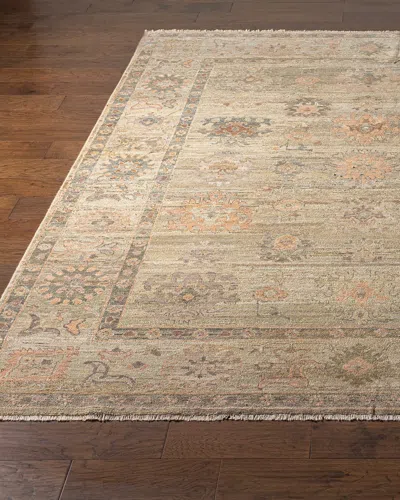 Surya Rugs Sharma Hand-knotted Rug, 8x10 In Gray, Camel