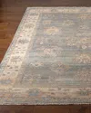 Surya Rugs Sharma Hand-knotted Rug, 9x12 In Sage, Blue