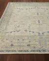 Surya Rugs Shea Hand Knotted Rug, 10' X 14' In Blue, Light Beige