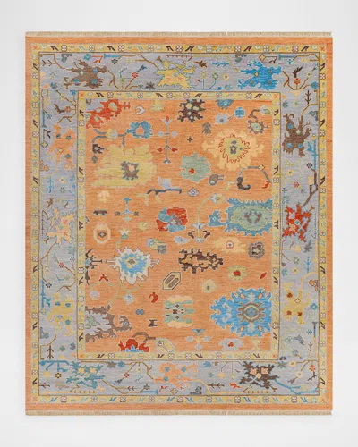 Surya Rugs Sumela Hand-knotted Rug, 8' X 10' In Peach/teal