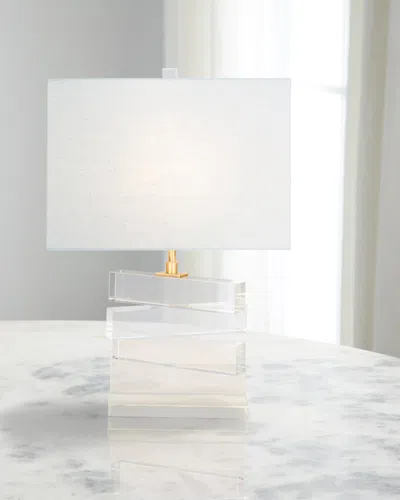 Surya Rugs Surrey 24" Crystal Table Lamp In Clear