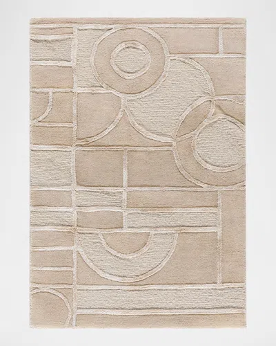 Surya Rugs X Frank Lloyd Wright Foundation Transcendence Hand-knotted Rug, 9' X 12' In Light Brown