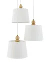 Surya Rustleaf Accent Table Lamp In White