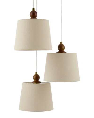 Surya Rustleaf Accent Table Lamp In Nude