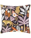 Surya Safari Pillow In Black
