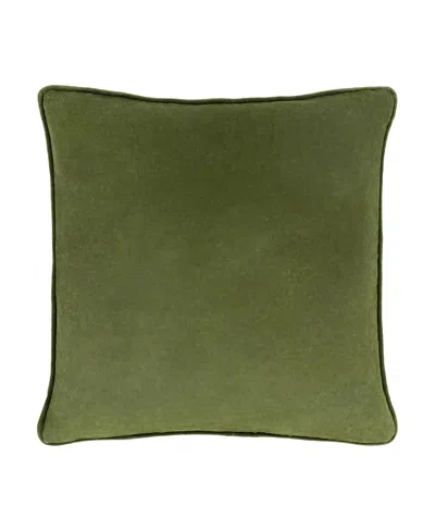Surya Safflower Decorative Pillow In Green