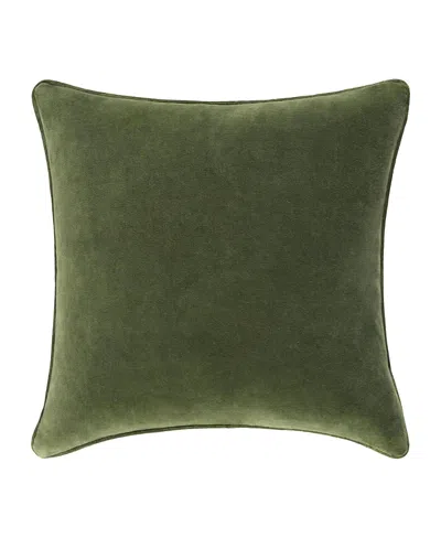 Surya Safflower Decorative Pillow In Green