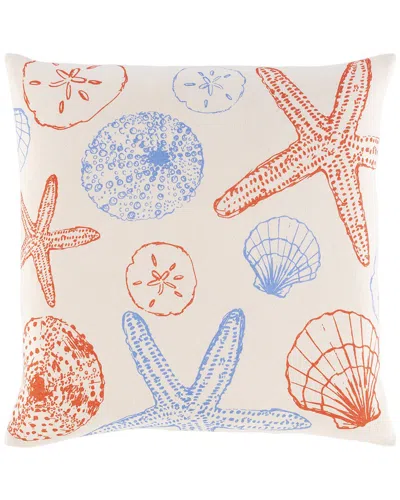 Surya Sea Pillow Cover In Cream