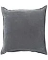 Surya Cotton Velvet Decorative Pillow