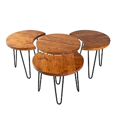 Surya Selene 4 Piece Table Set In Brown