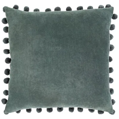 Surya Serengeti Sage Denim 18" Square Decorative Pillow