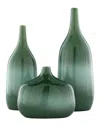 Surya Set Of 3 Sparta Vases