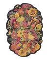 Surya Shindig 495701 Area Rug, 5' X 7'6 In Orange/black