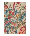 Surya Shindig 495736 Area Rug, 2' X 3' In Blue/cream