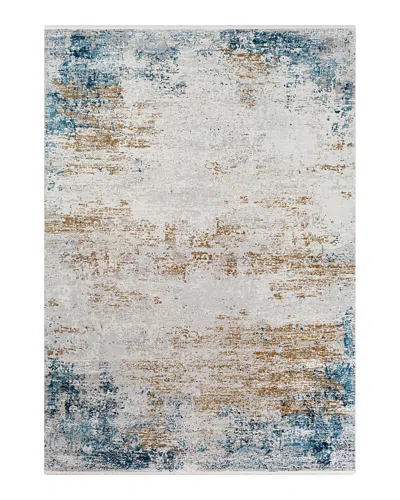 Surya Solar Sor-2301 Area Rug, 5' X 7'6 In Sky Blue/dark Blue