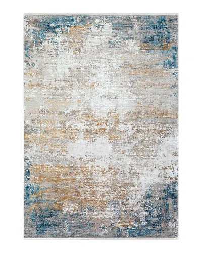 Surya Solar Sor-2301 Area Rug, 7'6 X 11'2 In Sky Blue/dark Blue
