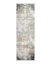 Surya Solar Sor-2302 Runner Area Rug, 3' X 9'10 In Medium Gray/taupe