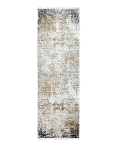 Surya Solar Sor-2302 Runner Area Rug, 3' X 9'10 In Medium Gray/taupe