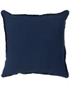Surya Solid Printed Throw Pillow In Blue