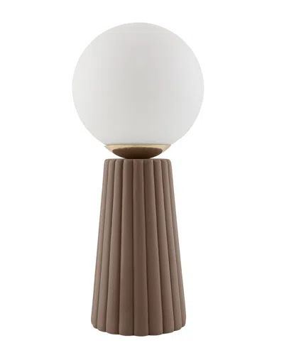 Surya Stelvio Accent Table Lamp In Brown