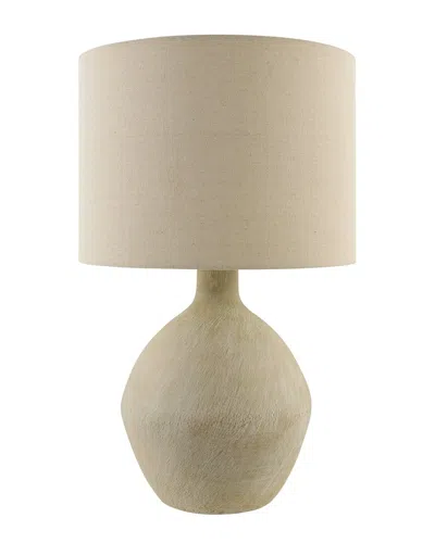 Surya Stelvio Accent Table Lamp In Neutral