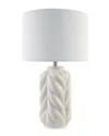 Surya Stelvio Accent Table Lamp In White