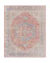 Surya Subtle Sub-2305 Area Rug, 5'3 X 7' In Red Ivory