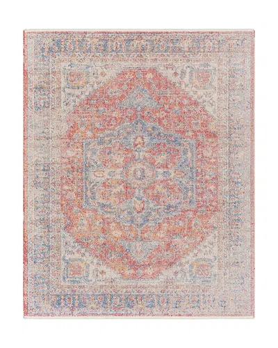Surya Subtle Sub-2305 Area Rug, 5'3 X 7' In Red Ivory
