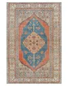 Surya Tahmis Traditional Machine-washable Rug In Orange