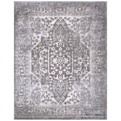 Surya Tibetan Tbt-2300 8'x10' Charcoal And Ivory Area Rug