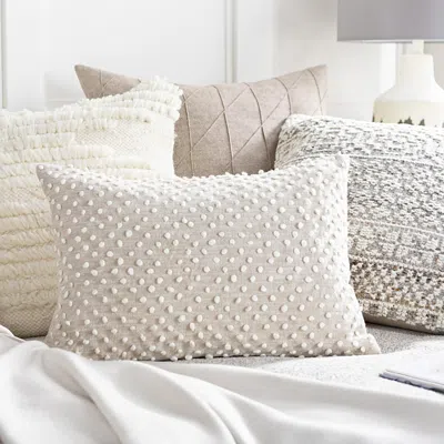 Surya Valin Decorative Pillow, 13l X 20w In Brown
