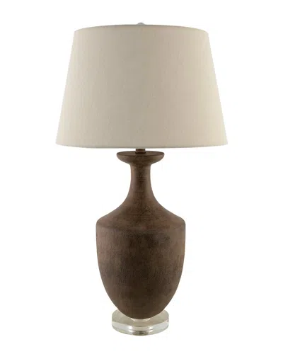 Surya Vasto Accent Table Lamp In Brown