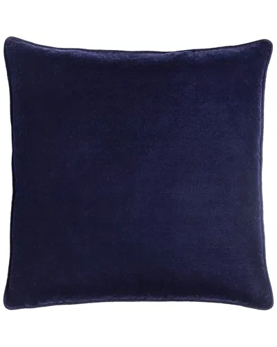 Surya Velvet Pillow Cover In Navy