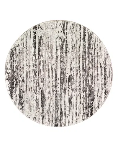 Surya Venice Vne-2301 Round Area Rug, 5'3 X 5'3 In Gray