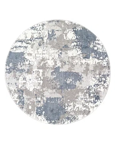 Surya Livabliss Venice Vne-2306 Round Area Rug, 7'10 X 7'10 In Denim Blue
