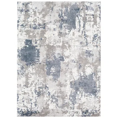 Surya Venice Vne-2306 7'10"x10'3" Denim And Light Gray Area Rug