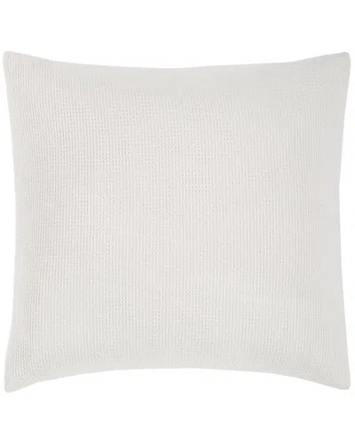Surya Waffle White Euro Sham