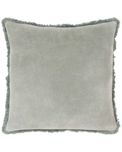 Surya Washed Velvet Decorative Pillow