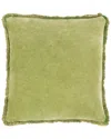 Surya Washed Velvet Decorative Pillow