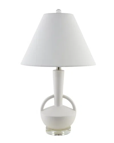 Surya Yuelin Accent Table Lamp In White