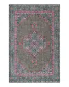 Surya Zahra Area Rug, 3'6 X 5'6 In Charcoal/teal/pink