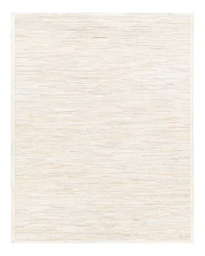 Surya Zander Znd-1006 Area Rug, 2' X 3' In White/cream/taupe