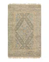 Surya Zeus Area Rug, 2' X 3' In Teal/denim/khaki