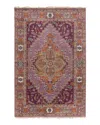 Surya Zeus Area Rug, 3'9 X 5'9 In Eggplant/rust/lime