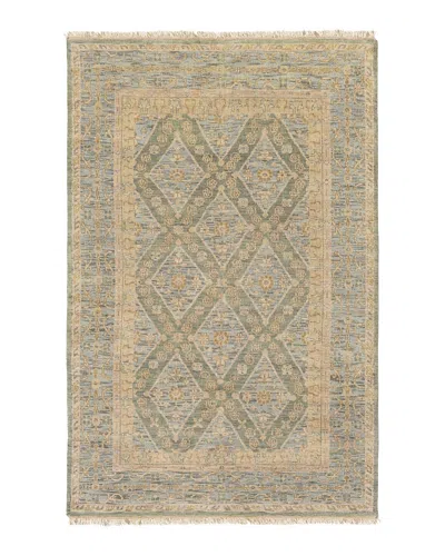 Surya Zeus Area Rug, 5'6 X 8'6 In Teal/denim/khaki