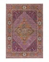 Surya Zeus Area Rug, 8' X 11' In Eggplant/rust/lime