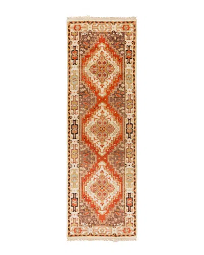 Surya Zeus Hand Knotted Rug In Orange