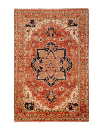 Surya Zeus Traditional Hand-knotted Rug In Orange